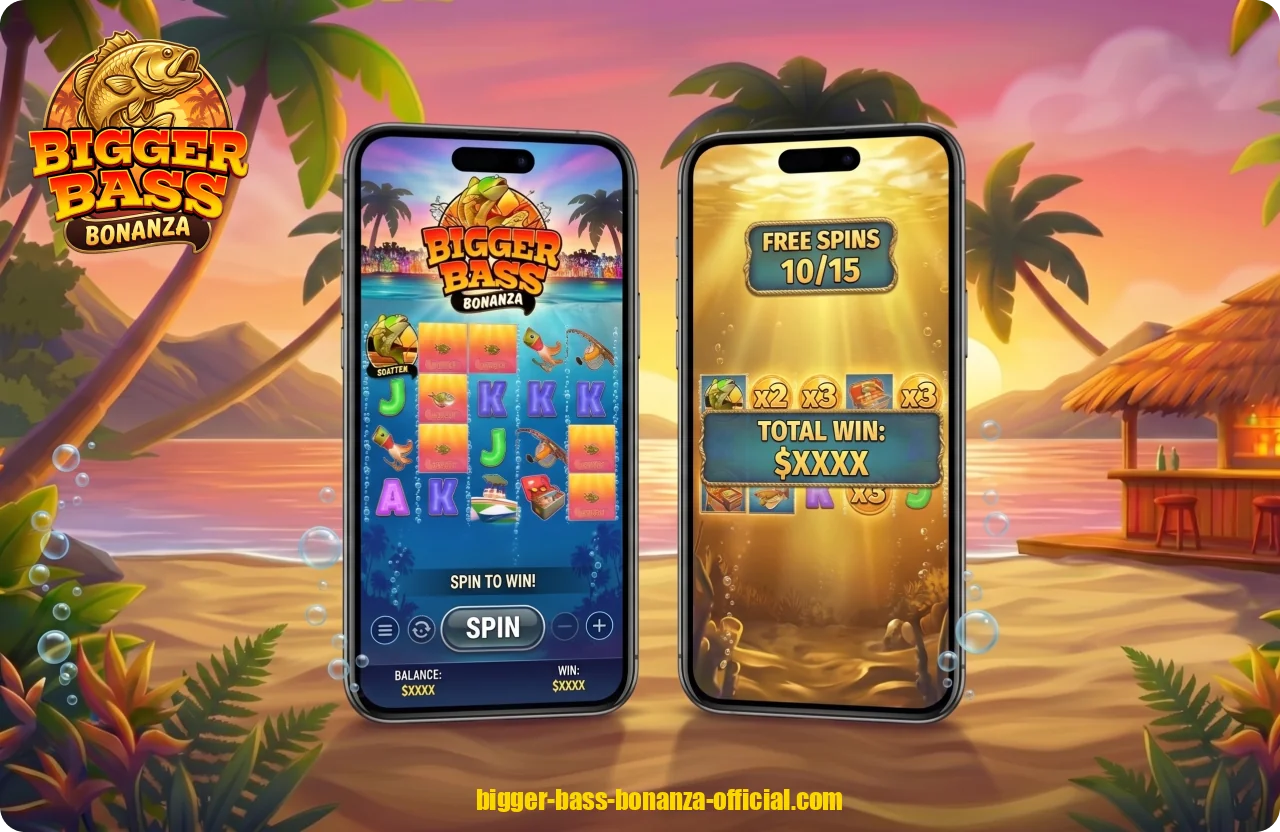 Bigger Bass Bonanza demo is available to play on smartphones and tablets
